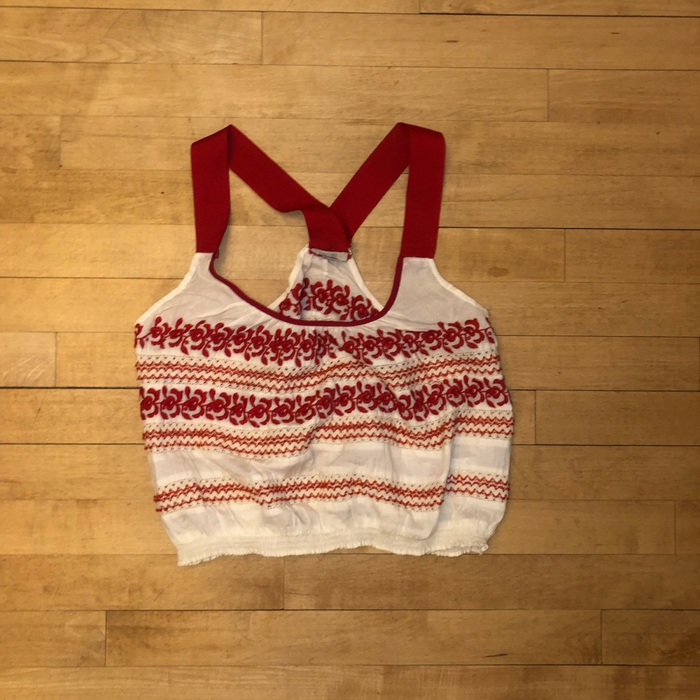 Ecote Racerback Embellished Tank Top